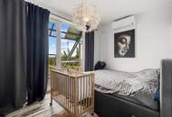 "Traumhafte Dachterrassen-Maisonette mit Fernblick &amp; Badeteichzugang"