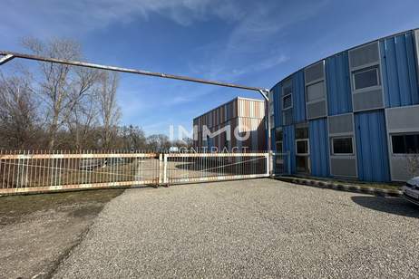 Industriehalle im Gewerbepark Sierndorf – 1.637 m² | Meisterkojen | Deckenkran | 30 Min. Wien, Gewerbeobjekt-miete, 9.559,88,€, 2011 Korneuburg