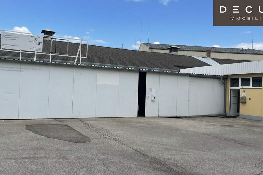 | Lagerhalle ca. 222 m² + ca. 13 m² Vordach | in Top-Lage nahe Flughafen Wien, Gewerbeobjekt-miete, 2.157,18,€, 1110 Wien 22., Donaustadt