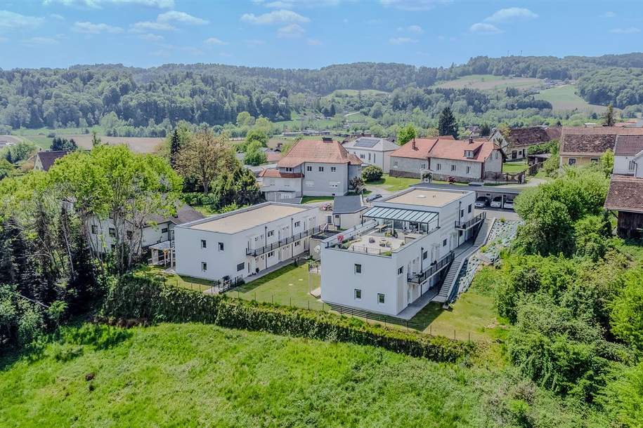 Erstes Eigenheim mit der AKTION -€ 20.000,- sichern! Kleine 3-Zimmer Gartenwohnung in idyllischer Umgebung! Neubau nur 25km östlich von Graz gelegen!, Wohnung-kauf, 173.070,€, 8323 Graz-Umgebung