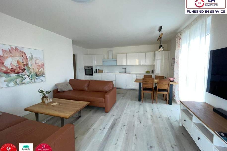 FAST KEINE HEIZKOSTEN! HELLE 3-ZIMMER-NEUBAUWOHNUNG MIT SONNENBALKON & AUTOABSTELLPLATZ, Wohnung-kauf, 309.500,€, 2000 Korneuburg