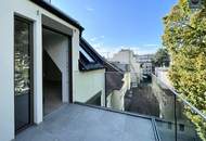 Erstbezug: Hochwertig ausgestattetes Smart - Home - Dachgeschoss - Apartment (klimatisiert) mit Grünblick - Balkon im trendigen Ottakring!