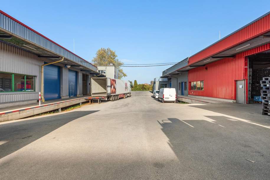 Moderne Halle, Produktion, Büro. Leer oder Rendite 7,9 %. Sensationeller PREIS EUR 1.287 / m2, Gewerbeobjekt-kauf, 1.790.000,€, 2103 Korneuburg