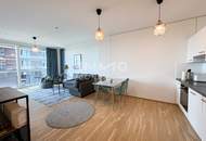 Entzückendes Apartment (vollmöbliert) mit Rundumblick und Goodies wie Concierge, Gemeinschaftsterrasse, Rooftop-Pool u.v.m.