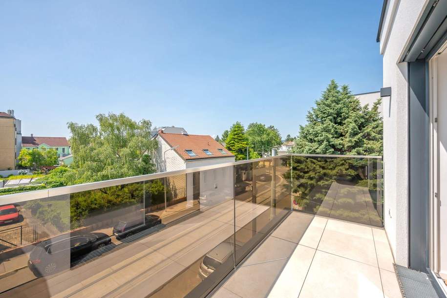 Erstbezug in Stammersdorf: 2-Zimmer-Designwohnung mit Süd-Balkon &amp; Top-Ausstattung (inkl. HK &amp; WW), Wohnung-miete, 900,00,€, 1210 Wien 21., Floridsdorf
