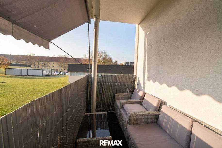 ANLEGERHIT – vermietete 2-Zimmer-Wohnung mit Balkon in zentraler Lage - Top W 7! Nähe BMW, SKF!!, Wohnung-kauf, 120.474,€, 4400 Steyr(Stadt)