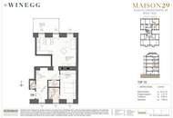 MAISON 29 - Zentral begehbarer 2-Zimmer-Erstbezug mit geräumiger Wohnküche und Hofbalkon
