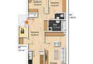 Renovierte 3-Zimmer-Wohnung im 3. OG zwischen U3 Kendlerstraße, S45 Ottakring