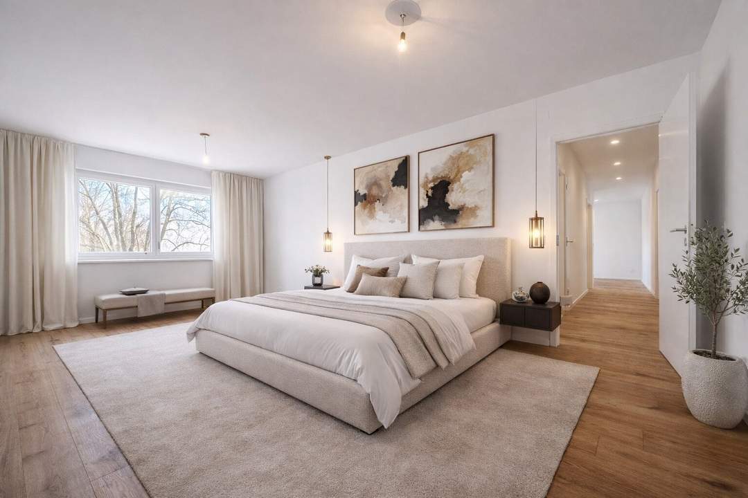 WOHNJUWEL! ERSTBEZUG! Perfekt aufgeteilte 3-Zimmer-Wohnung mit traumhaftem Parkblick!