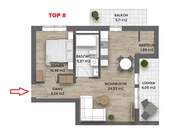 THE GREEN 15 ++ ZWEI ZIMMER mit BALKON im DG