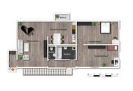 Dachterrassenwohnung mit 3-Zimmer - Weitblick in die Berge