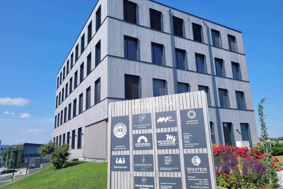 MODERN NACHHALTIG HOLZQUADRAT, Gewerbeobjekt-miete, 600,90,€, 4540 Steyr-Land