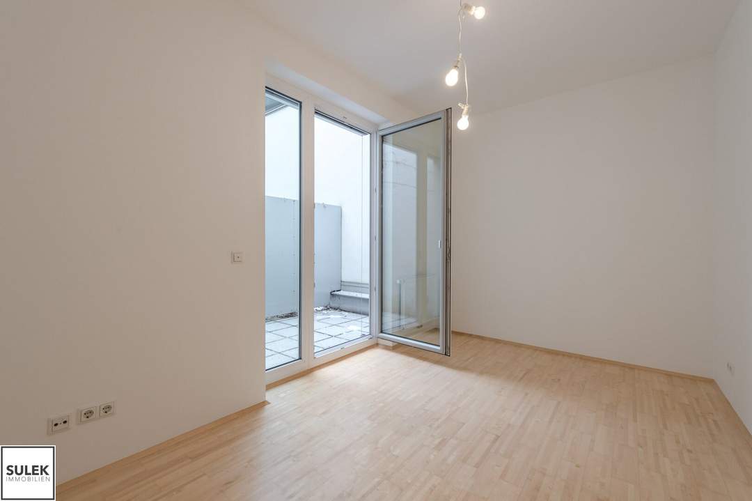 Gemütliche, ruhige 2-Zimmer Neubauwohnung mit Innenhof-Terrasse in beliebter Lage -nähe zur U6 &amp; Mariahilfer Straße!