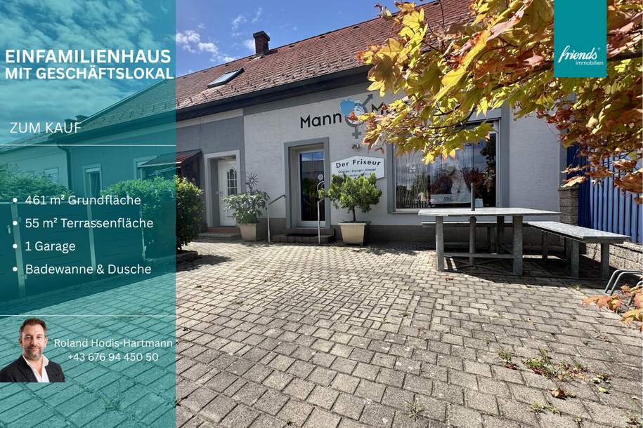 Wunderschönes Einfamilienhaus mit Geschäftslokal, Haus-kauf, 599.000,€, 2514 Baden