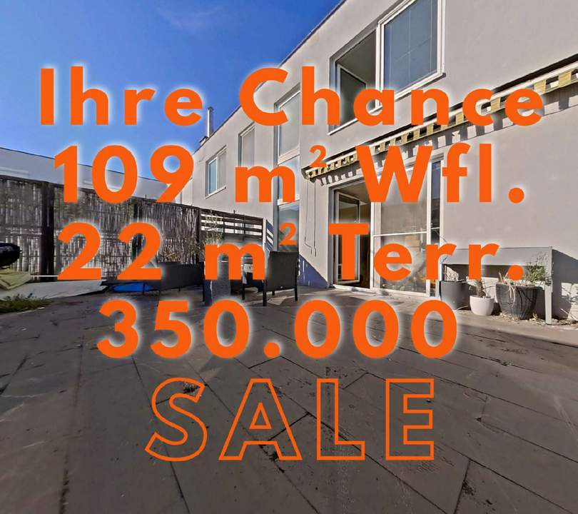 IHRE CHANCE - NOTVERKAUF OBERLAA! 109 m² MAISONETTE + 22 m² RIESEN-TERRASSE +4 ZIMMER +U1 OBERLAA
