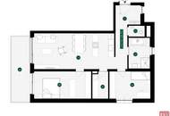 Moderne Erstbezugswohnung, 3 Zimmer, Terrasse