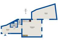 Toplage in Nußdorf - ruhige, hofseitige, 2-Zi-Wohnung in schönem Altbau