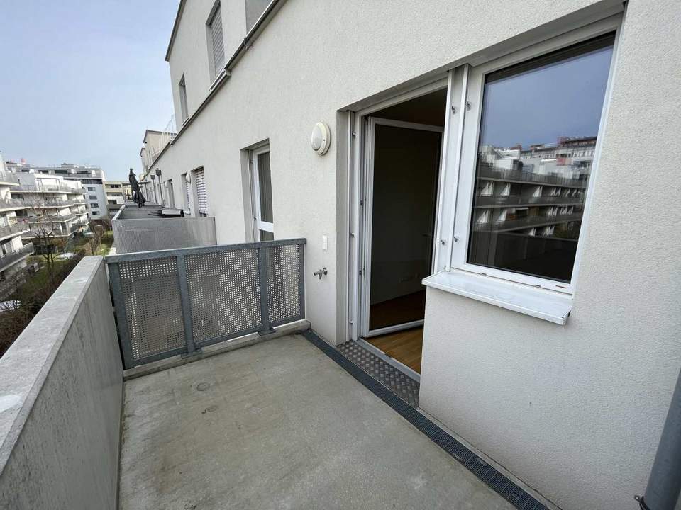 Q11 Leben in Simmering - Schöne 2-Zimmer-Wohnung mit Balkon und Deckenkühlung!