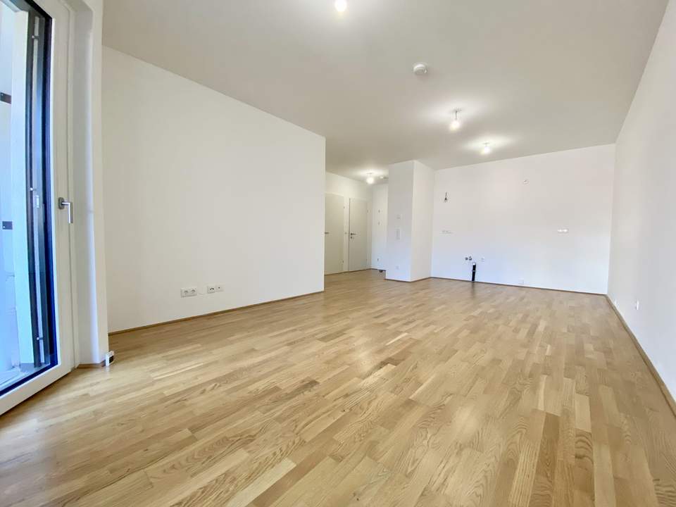 NEUBAU-ERSTBEZUG: Hofseitige 2 Zimmer nahe dem Hauptbahnhof Wien!