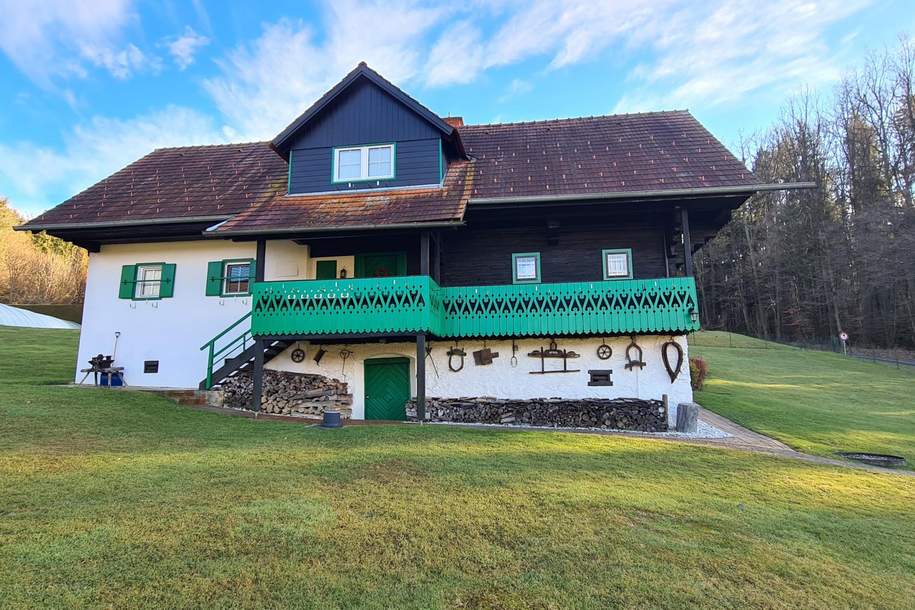 Historisches Bauernhaus mit Charme, Pool und großem Grundstück in idyllischer Lage, Haus-kauf, 450.000,€, 8113 Graz-Umgebung