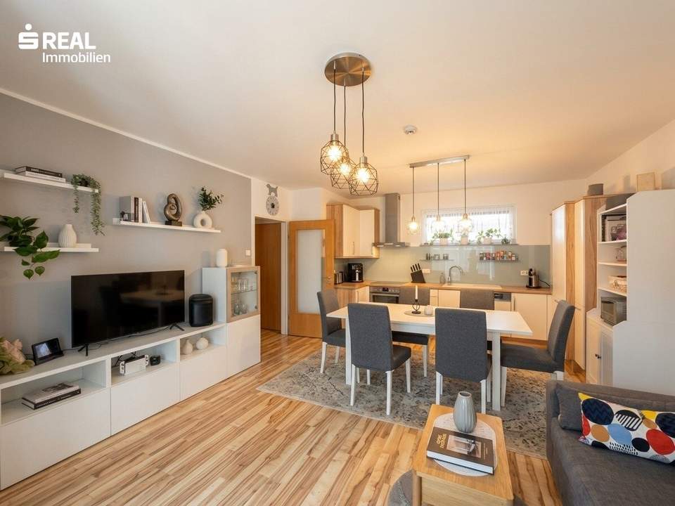 2008 gebaute 2-Zi Wohnung mit Garten, Terrasse &amp; Carport in Mistelbach – Ihr neues Zuhause!
