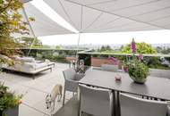 LUXUS PENTHOUSE IN GRINZING MIT UNVERGLEICHLICHEM BLICK AUF WIEN, GROSSZÜGIGEN TERRASSEN UND SWIMMINGPOOL.