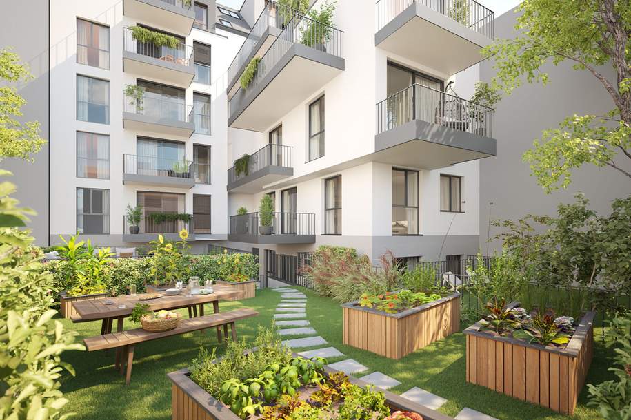 BREEZE – 5% Rendite mit Airbnb Ready 2-Zimmer-Apartment mit Loggia, Wohnung-kauf, 348.000,€, 1140 Wien 14., Penzing