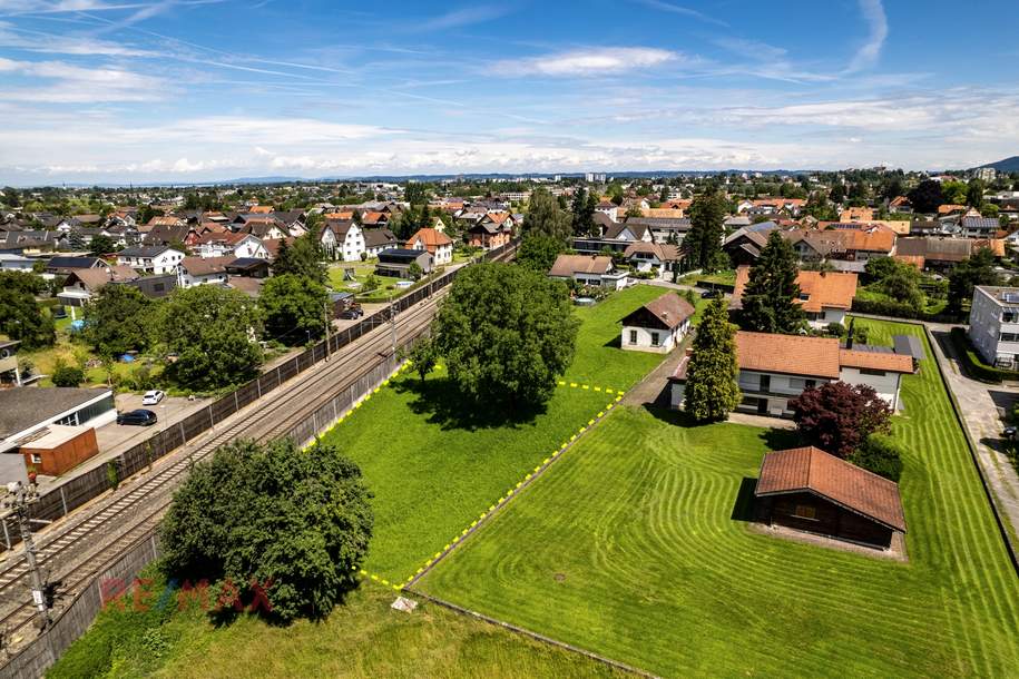 Baugrundstück mit 1.147 m² in Lauterach mit Blick ins Grüne, Grund und Boden-kauf, 6923 Bregenz