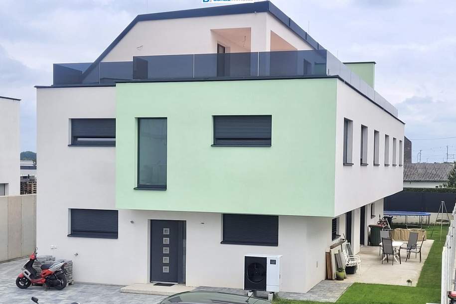 2280 Glinzendorf - Traumhaus mit wunderschöner 40 m² großer Dachterrasse, Haus-kauf, 630.000,€, 2280 Gänserndorf