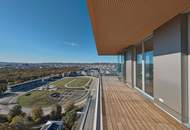 BESSER als in NYC beim Central Park! UNVERBAUBARER WEITBLICK über PRATER und DONAU vom 25. Stock! Eckwohnung mit Traumterrassen und Wintergarten!