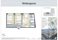 Sympathische, HOFSEITIGE 3 Zimmer Neubau Wohnung, gleich bei U4 !! - WG geeignet