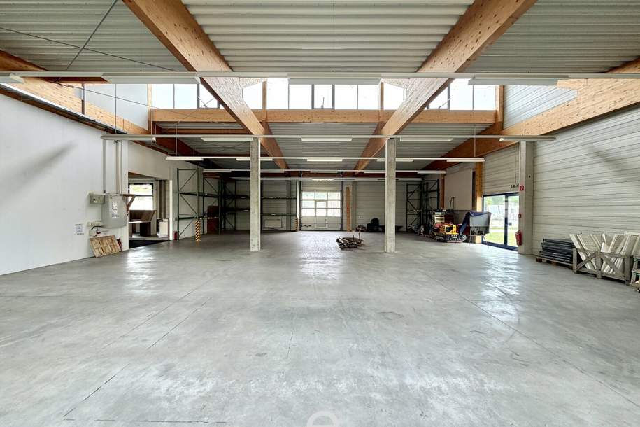 Repräsentative Ausstellungs- und Gewerbehalle in Böheimkirchen – in verkehrsgünstiger Lage nahe der A1, Gewerbeobjekt-miete, 3071 Sankt Pölten(Land)