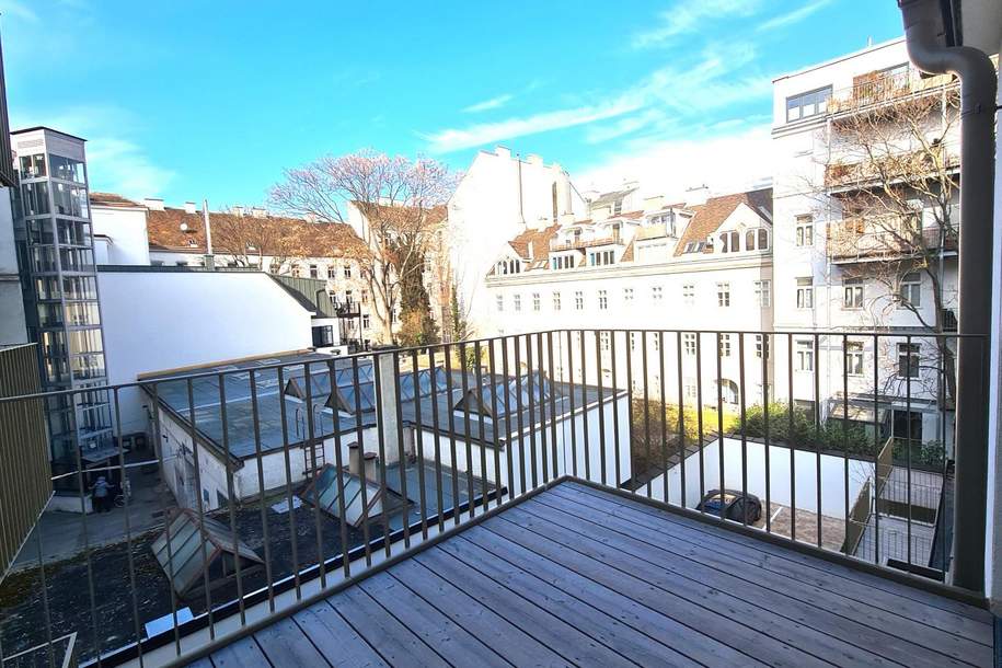 Urbanes Wohnen im 6. Bezirk - 2-Zimmer-Wohnung mit Balkon im Innenhof - Erstbezug, Wohnung-kauf, 649.300,€, 1060 Wien 6., Mariahilf