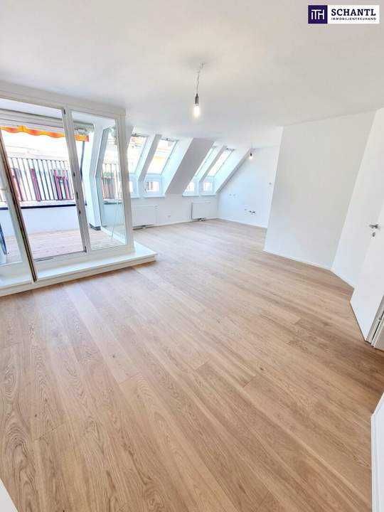 Neuer Preis! LETZTE Wohnung - Schnell sein! Leistbare Familien-Wohnung im Dachgeschoss! Toll aufgeteilt + Zentrumsnah + 3 Zimmer mit Terrasse + Frisch saniert + Hauseigene Tiefgarage! Besser geht es nicht....