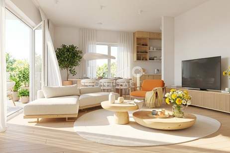 Helle und lichtdurchflutete Traumwohnung in sehr schöner Lage mit großer Freifläche!, Wohnung-kauf, 279.000,€, 1230 Wien 23., Liesing