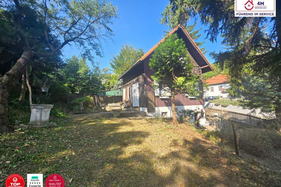 *Charmantes Grundstück mit Altbestand * Gesamtfläche ca. 424 m2 in 3400 Klosterneuburg mit einer tollen Aussicht!, Grund und Boden-kauf, 370.000,€, 3400 Tulln