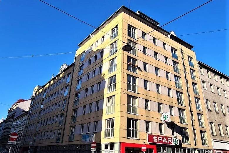 SINGLEHIT! BRÄUHAUSGASSE! U4-Nähe, 31 m² Neubaugarconniere, Einzelwohnraum, Extraküche, Wannenbad, 4. Liftstock, Wohnung-miete, 690,00,€, 1050 Wien 5., Margareten