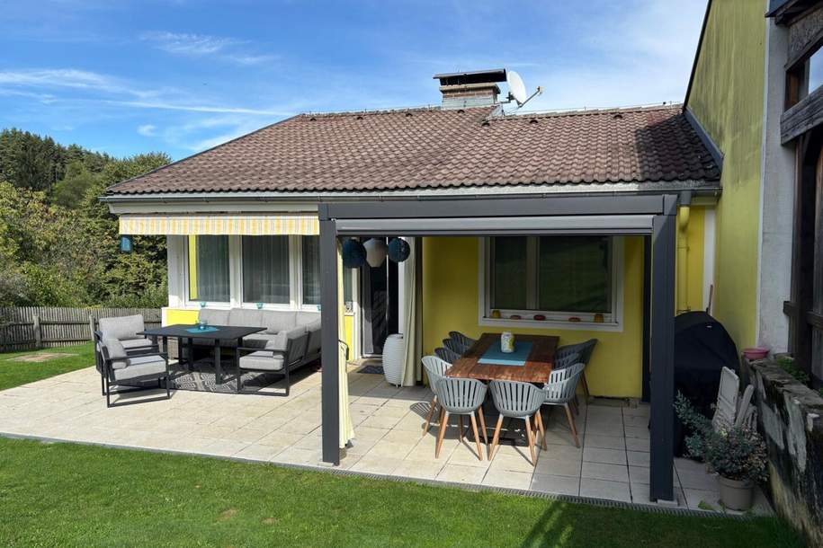 Wohnen im Schilcherland - Großzügiges Eckreihenhaus mit Charme, sonniger Terrasse, sowie Garten und Garage, Haus-kauf, 289.000,€, 8541 Deutschlandsberg