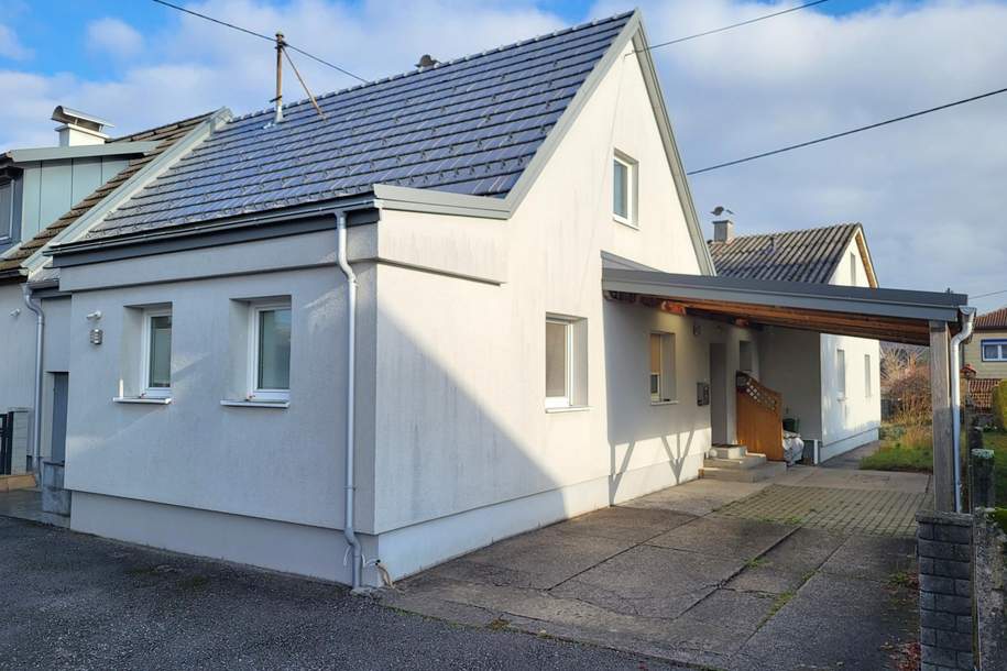 Einfamilienhaus mit großem, ebenen Garten!, Haus-kauf, 359.000,€, 4522 Steyr-Land