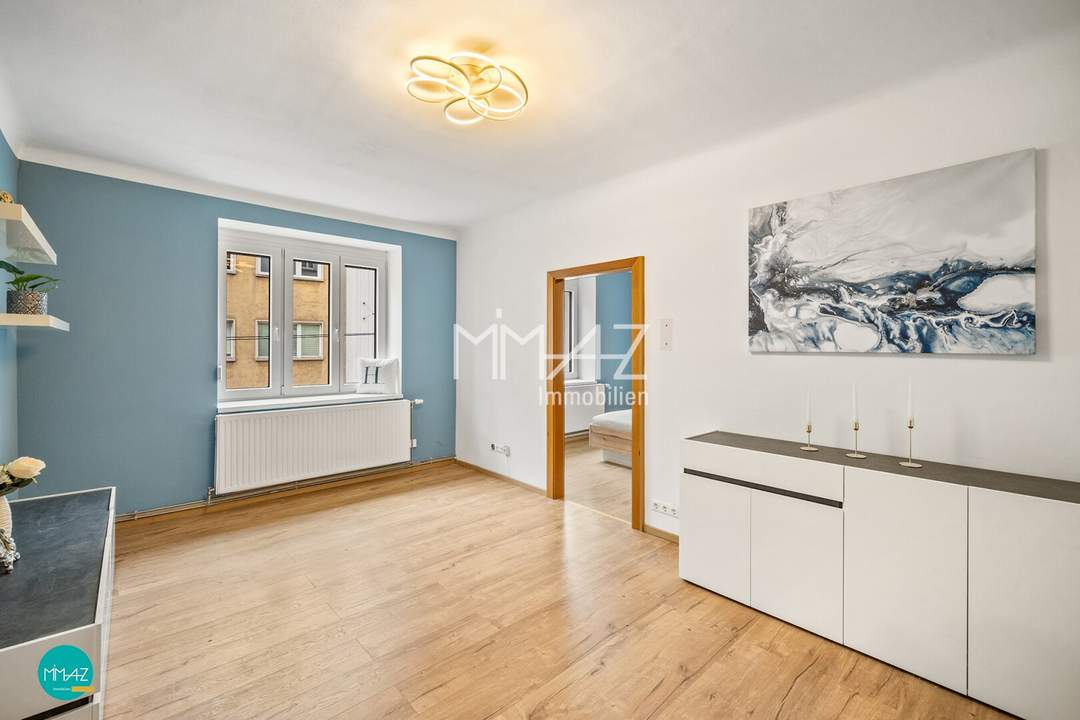 URBAN LEBEN - ENTSPANNT WOHNEN! Helle 2-Zimmer Wohnung mit Gemeinschaftsgarten! Ausgezeichnete Infrastruktur + AKH Nähe.