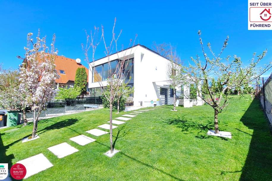 ✨7 Zimmer Luxus‑Villa auf Eigengrund – High‑End‑Qualität, intelligente Haustechnik & Alte Donau-Nähe 🌿, Haus-kauf, 1.499.500,€, 1210 Wien 21., Floridsdorf
