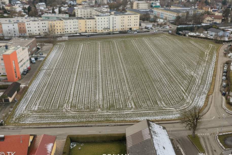 Großvolumiges Baugrundstück im Herzen von Braunau, Grund und Boden-miete, 20.906,40,€, 5280 Braunau am Inn