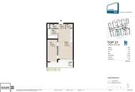 Südseitige 2 Zimmer Wohnung mit Loggia im 3.OG - ab Mitte März - Projekt Schön102