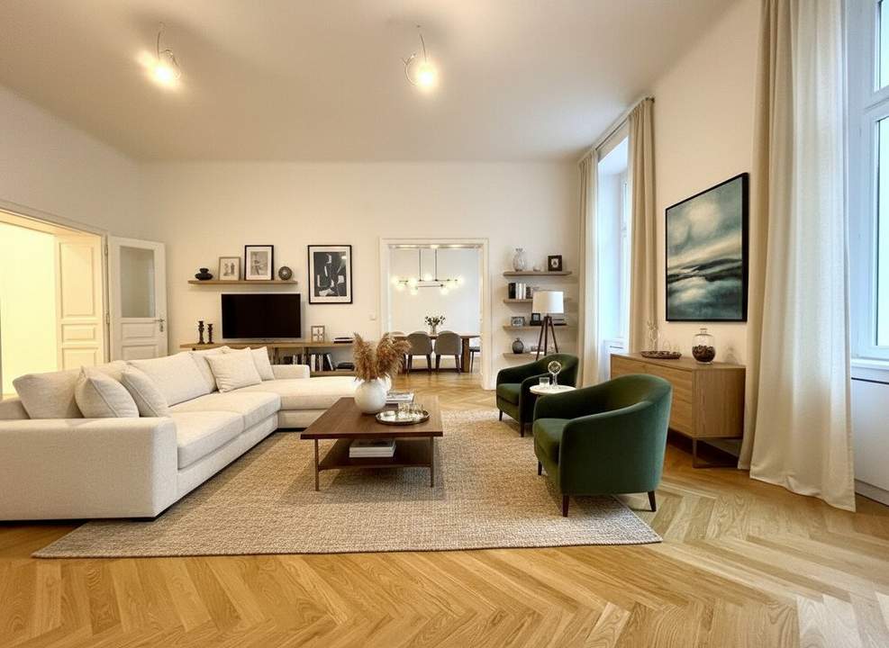 Traumhafte, vollsanierte 5-Zimmer-Wohnung in 1090 Wien – Ihr neues Zuhause!