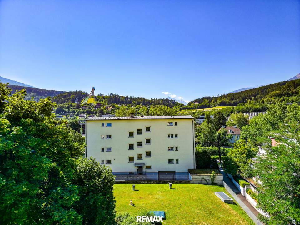 Kompakte Studentenwohnung mit großem Südbalkon und traumhaftem Ausblick in Innsbruck