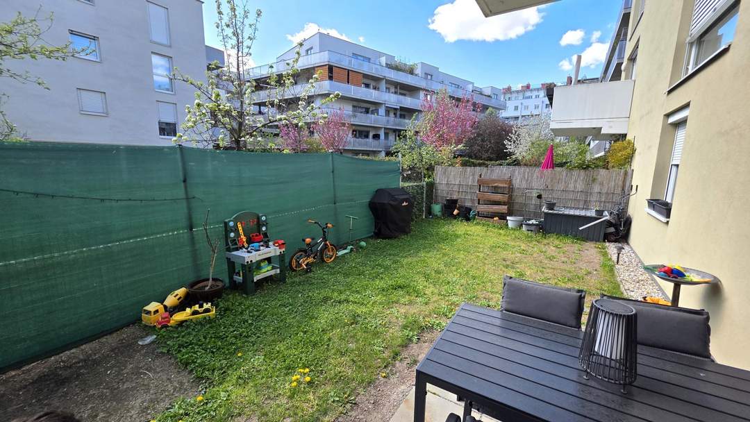 Q11: GARTENWOHNUNG mit Kühlung + Nähe Simmeringer Bad + AB AUGUST