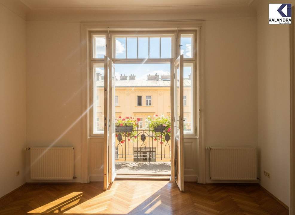 GENERALSANIERTE STILWOHNUNG MIT BALKON