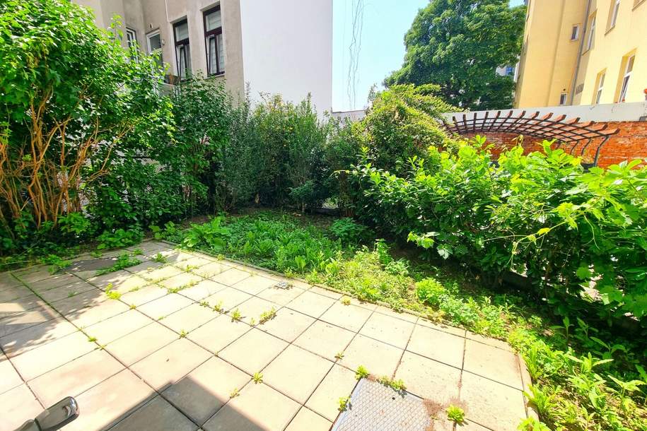 Frühjahrsaktion! Seltenheit! Perfekte Gartenwohnung - Hier will ich leben! Traumhaft saniertes Altbauhaus + Hofseitige Terrasse und Garten + Tolle Infrastruktur und Anbindung + Lebensqualität! Jetzt zugreifen!, Wohnung-kauf, 399.000,€, 1170 Wien 17., Hernals