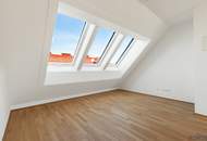 ERSTBEZUG mit DACHTERRASSE | DG-Maisonette Nähe Alte Donau | Traumhafter Fernblick | Teils hofseitig | Fernwärme | TG-Stellplatz optional | Ideal für Anleger oder Eigennutzer | Nachhaltiges Projekt