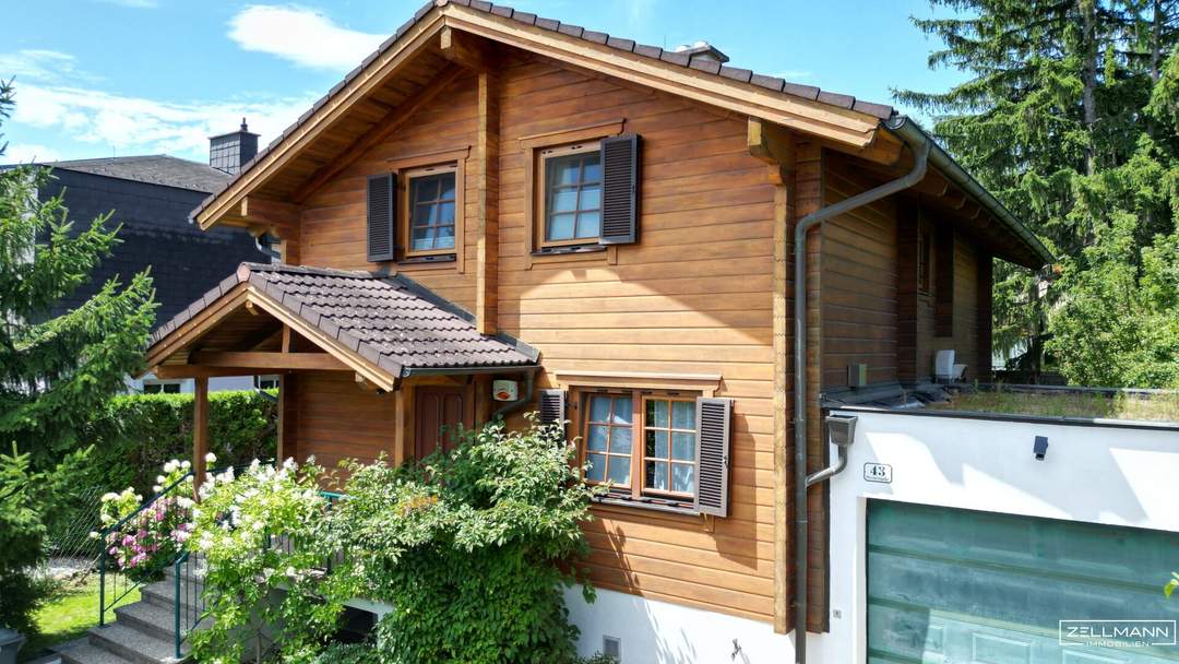 Wohnen in seiner schönsten Form: Chalet-Flair & Ruheoase im Grünen Hietzing | ZELLMANN IMMOBILIEN